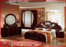 Set kamar tidur semi klasik mewah Jati furniture  KTM 318