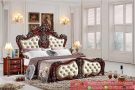 Set Kamar Tidur Mewah European Double Bed Jati Klasik Terbaru